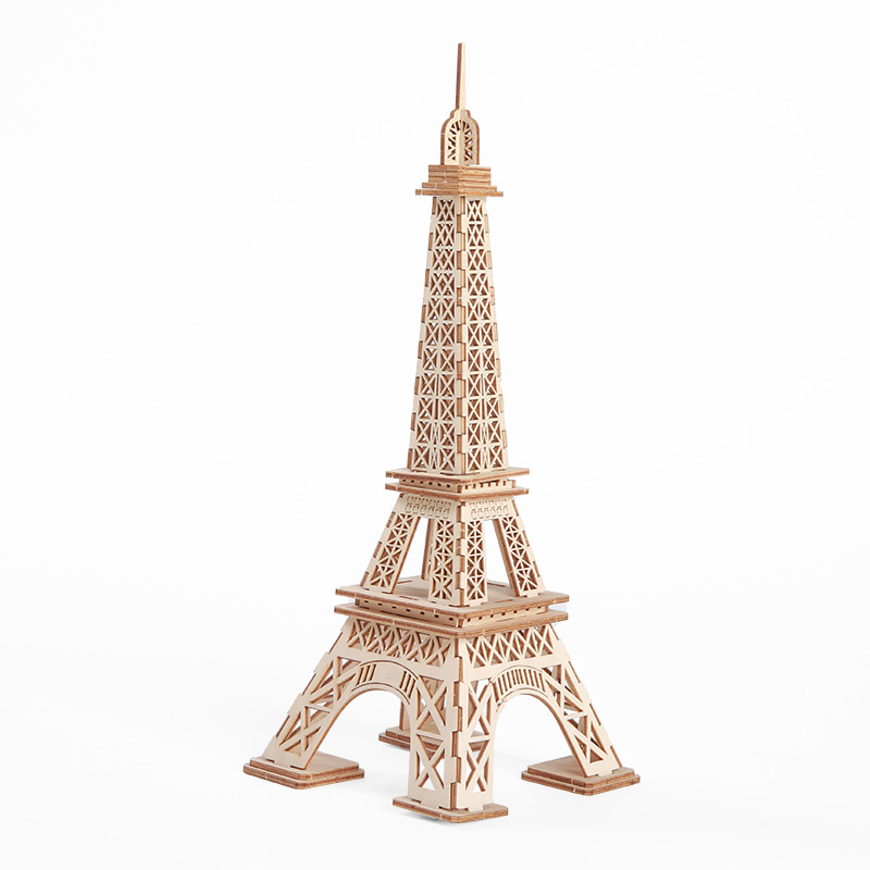 3D Wooden Puzzle Eiffel Tower