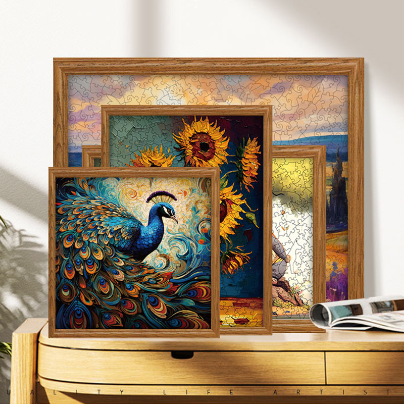 Wooden jigsaw puzzle